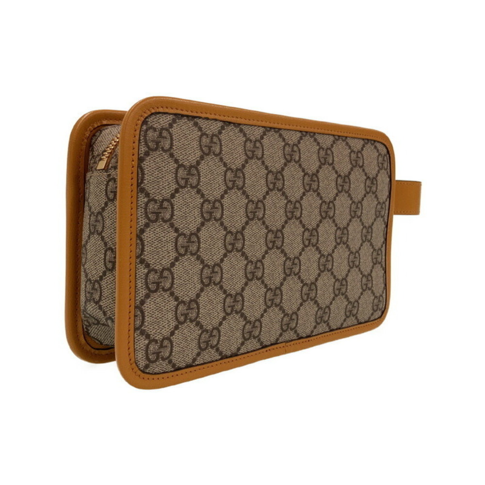 Gucci Pouch GG Travel Case Interlocking Brown